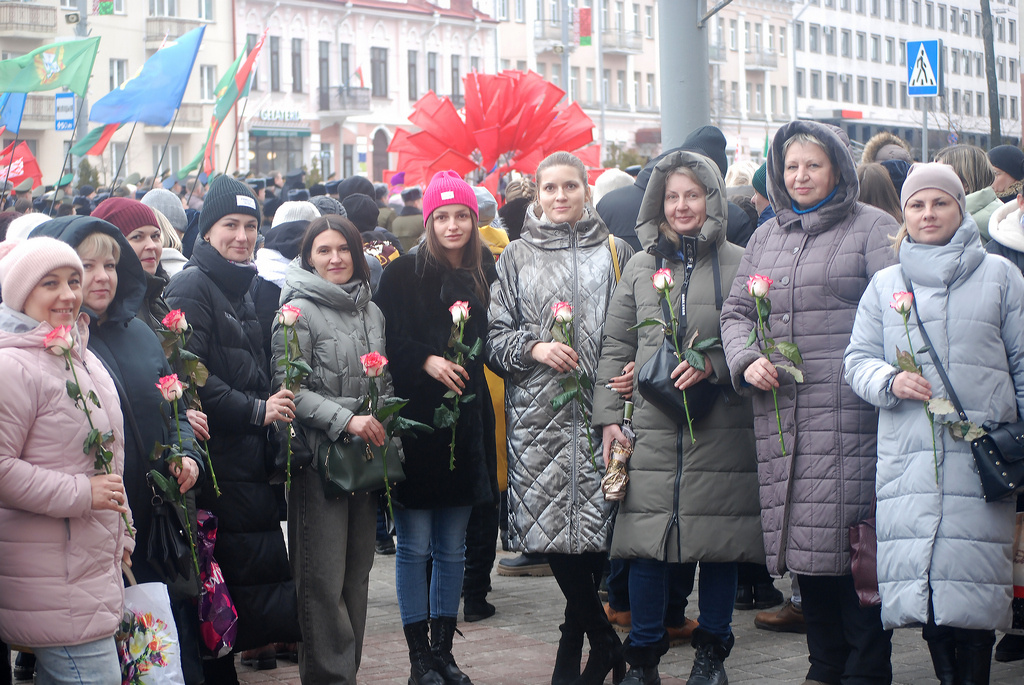 23 февраля 2024 года городской митинг, посвященный  Дню защитника Отечества и Вооруженных сил Республики Беларусь